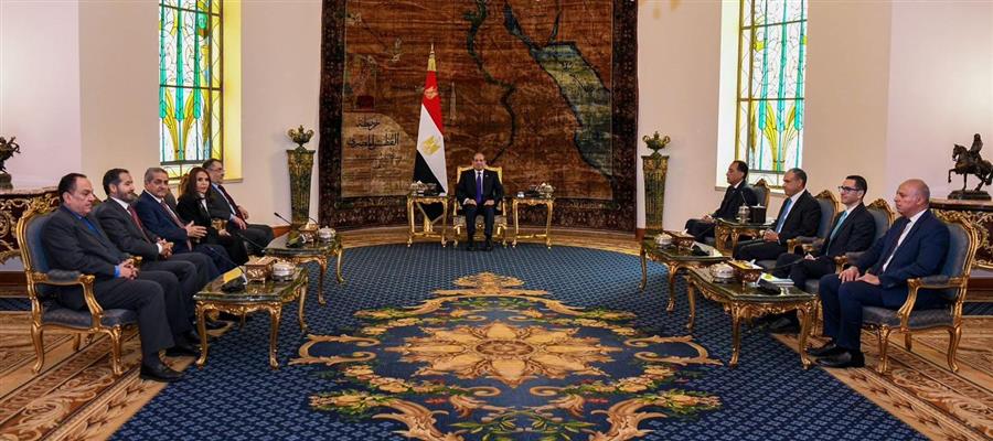 السيسي يدعو المستثمرين الكويتيين لاستكشاف الفرص المتاحة في مصر