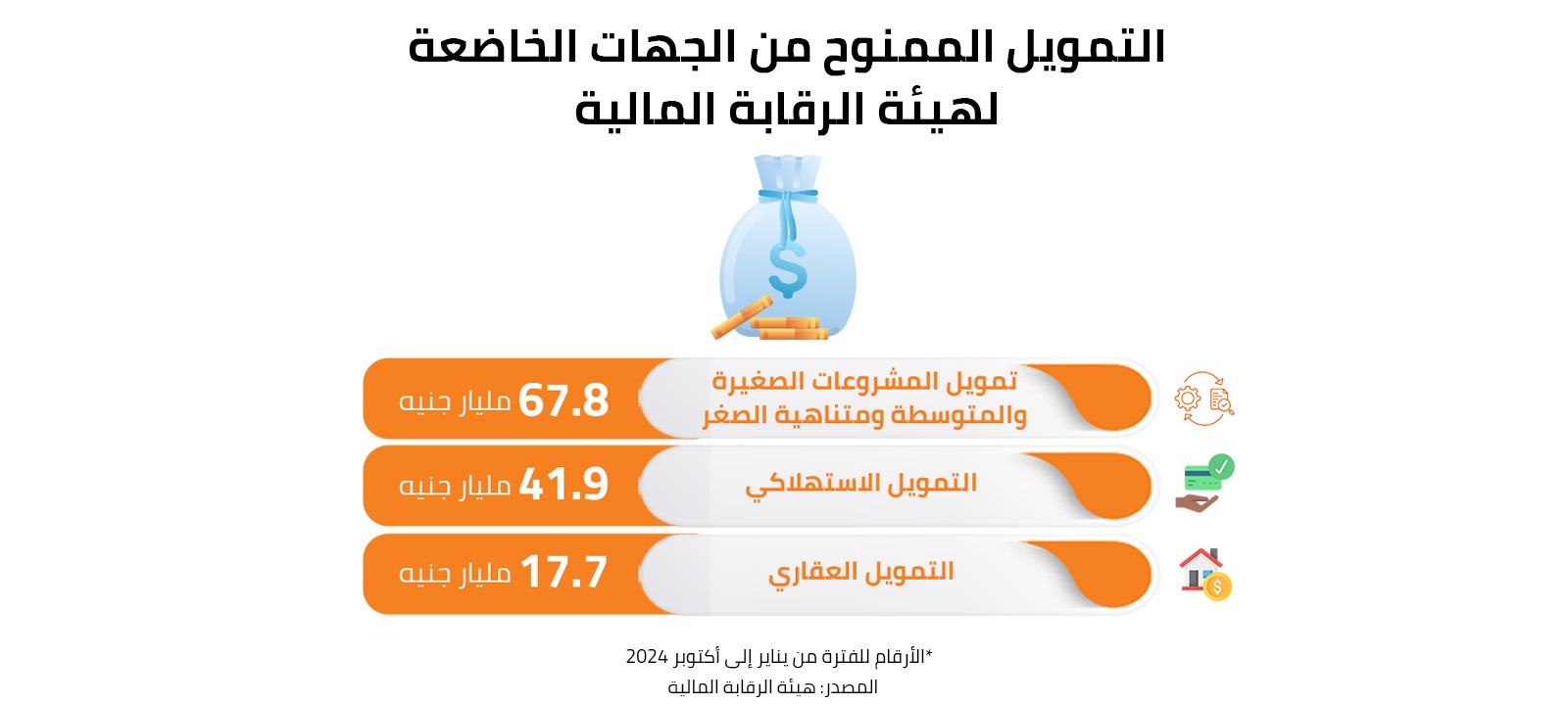 التمويل الممنوح من الجهات الخاضعة لهيئة الرقابة المالية